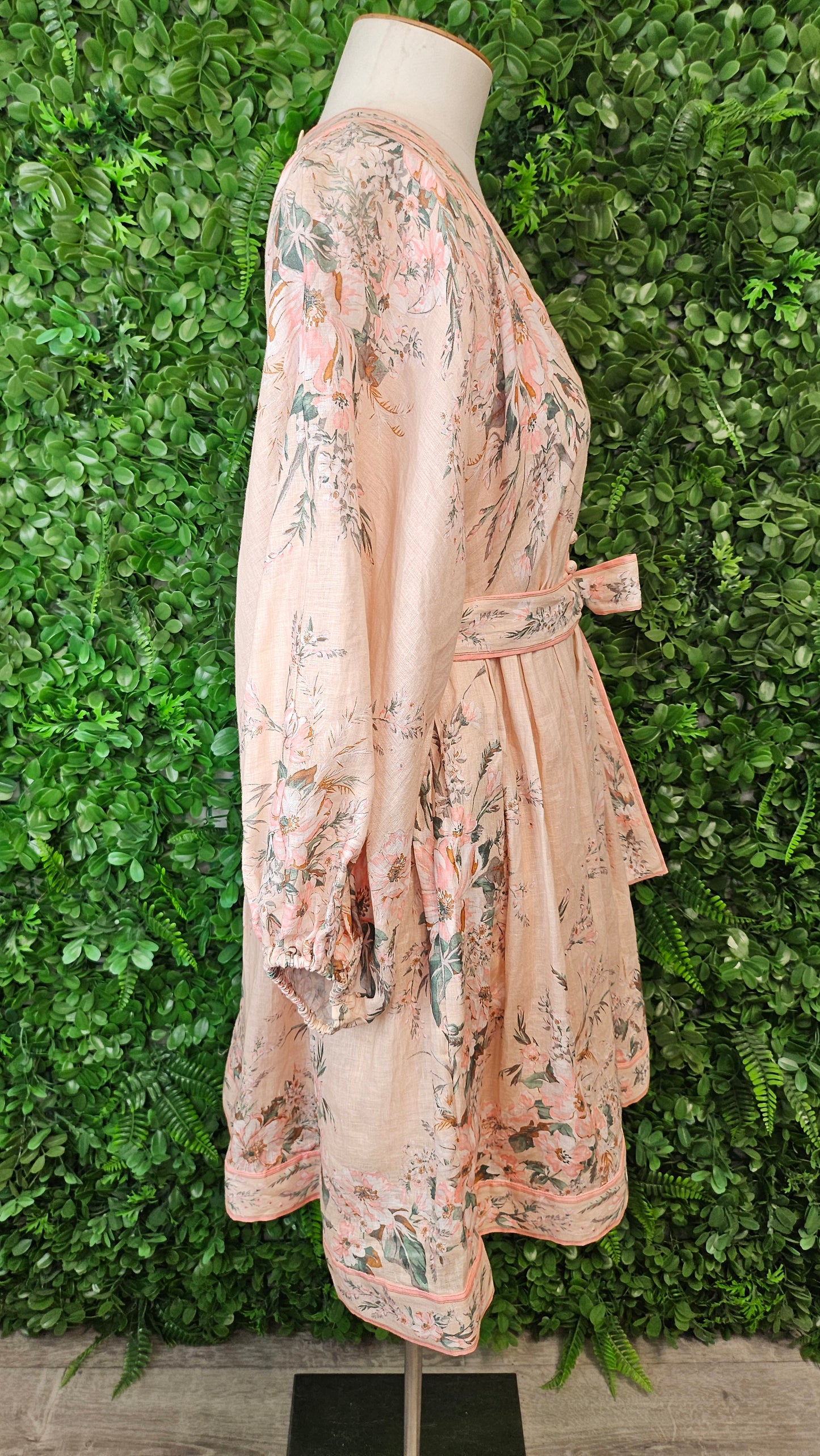 Zimmermann Floral Plunge Mini Dress BNWT (12)