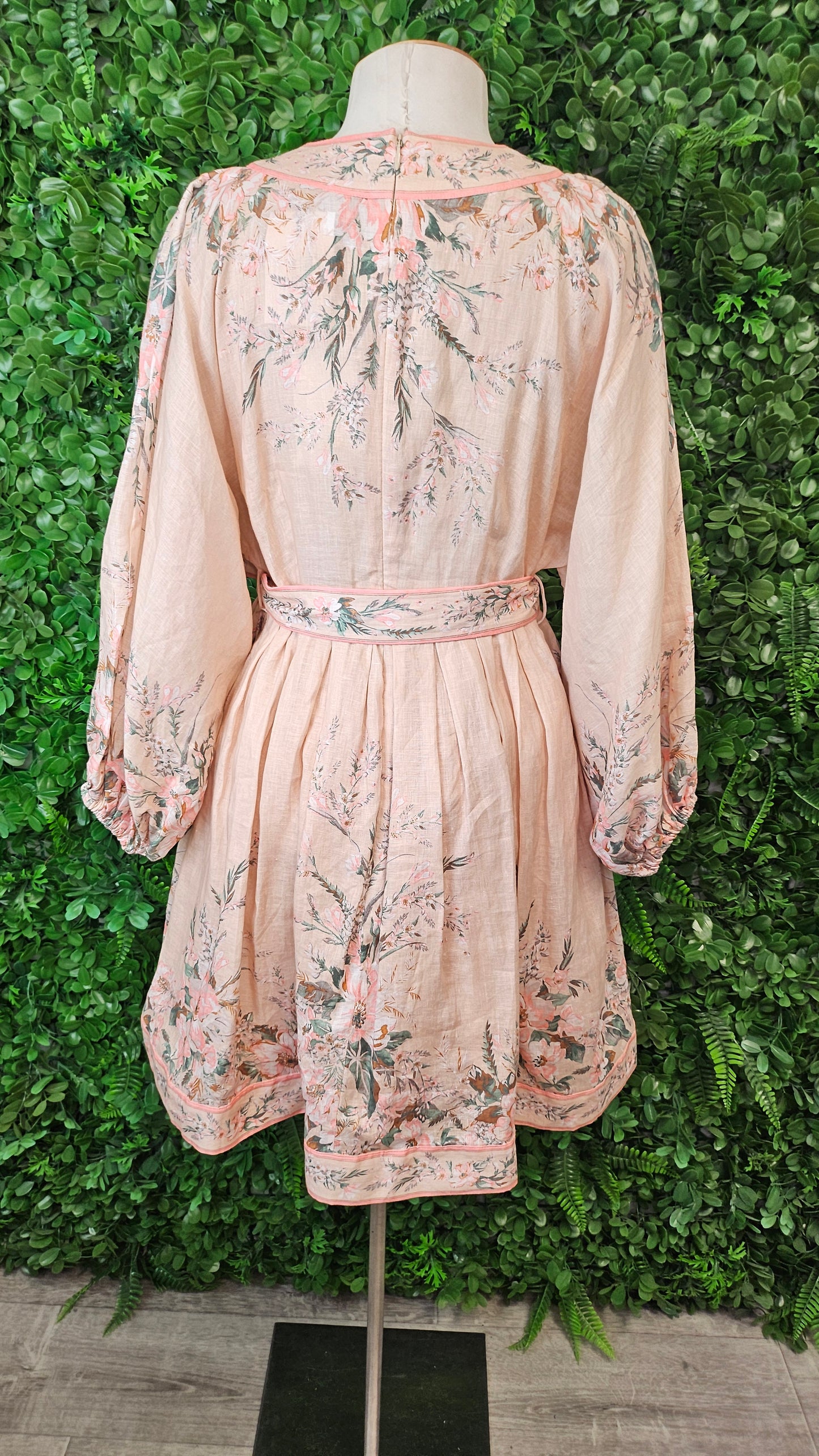 Zimmermann Floral Plunge Mini Dress BNWT (12)