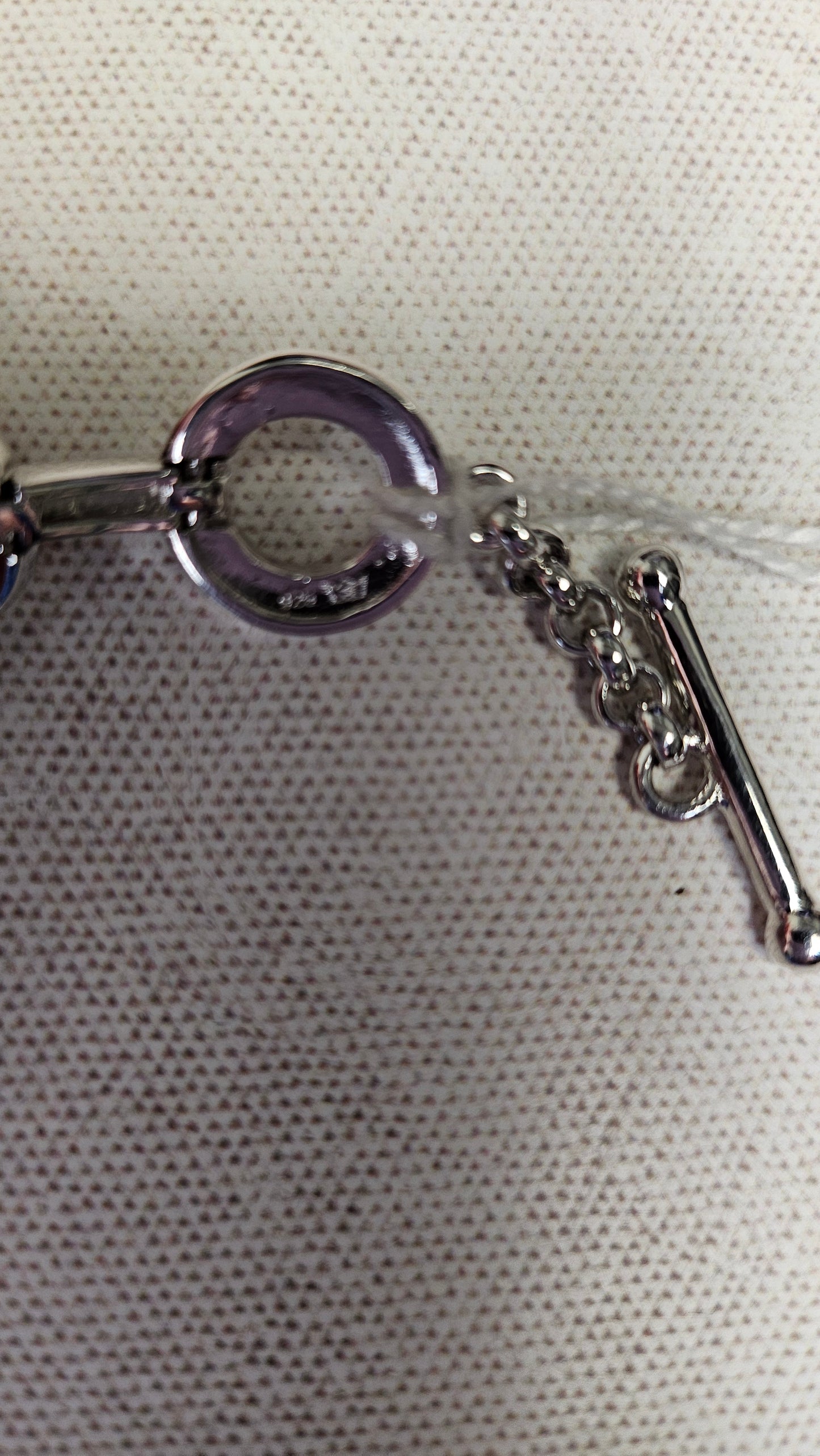 Unknown 925 CZ Circle bracelet