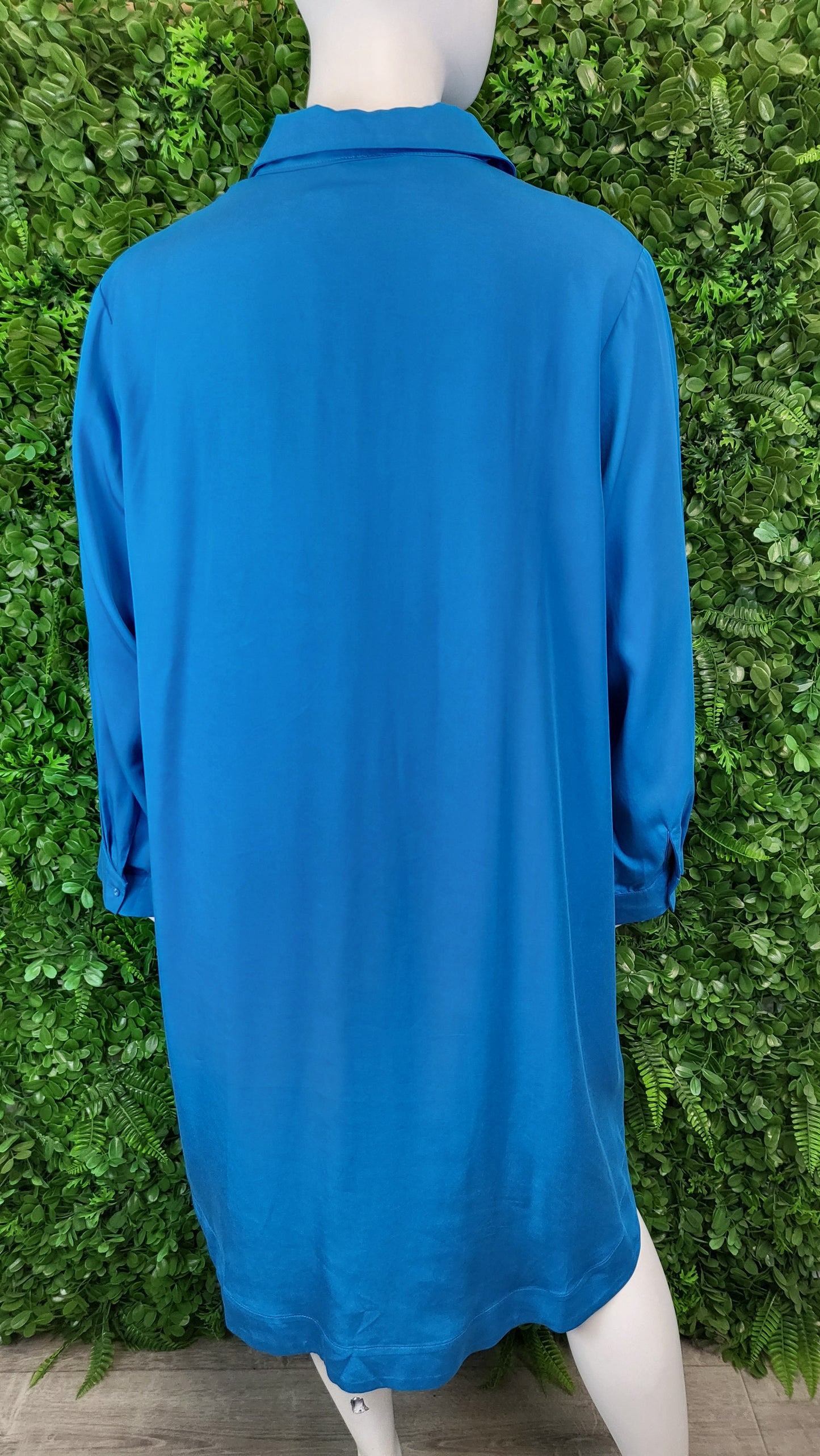 Adrift Blue Shirt Dress (20-22)