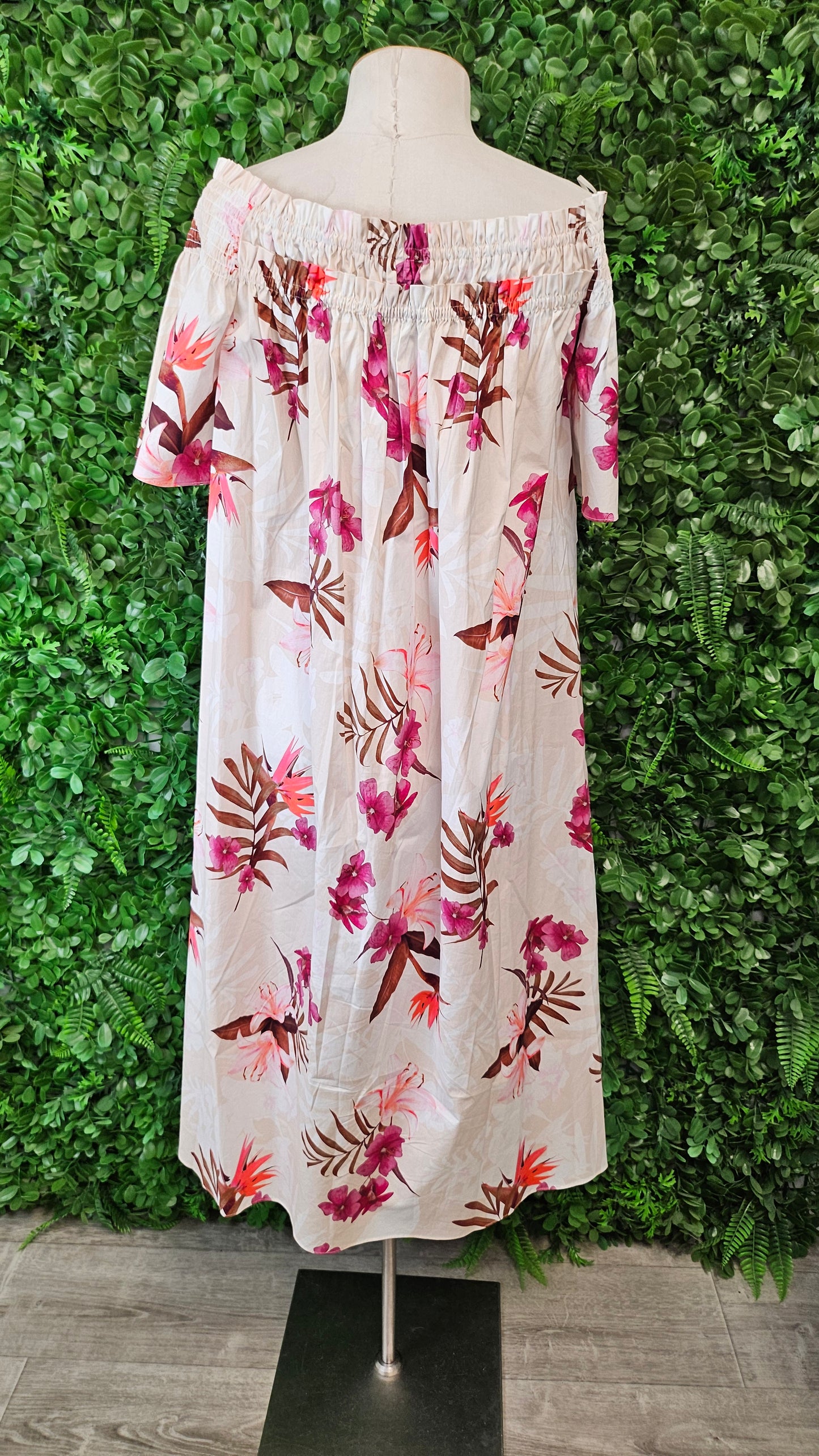 Witchery Print Off Shoulder Dress BNWT (8-12)