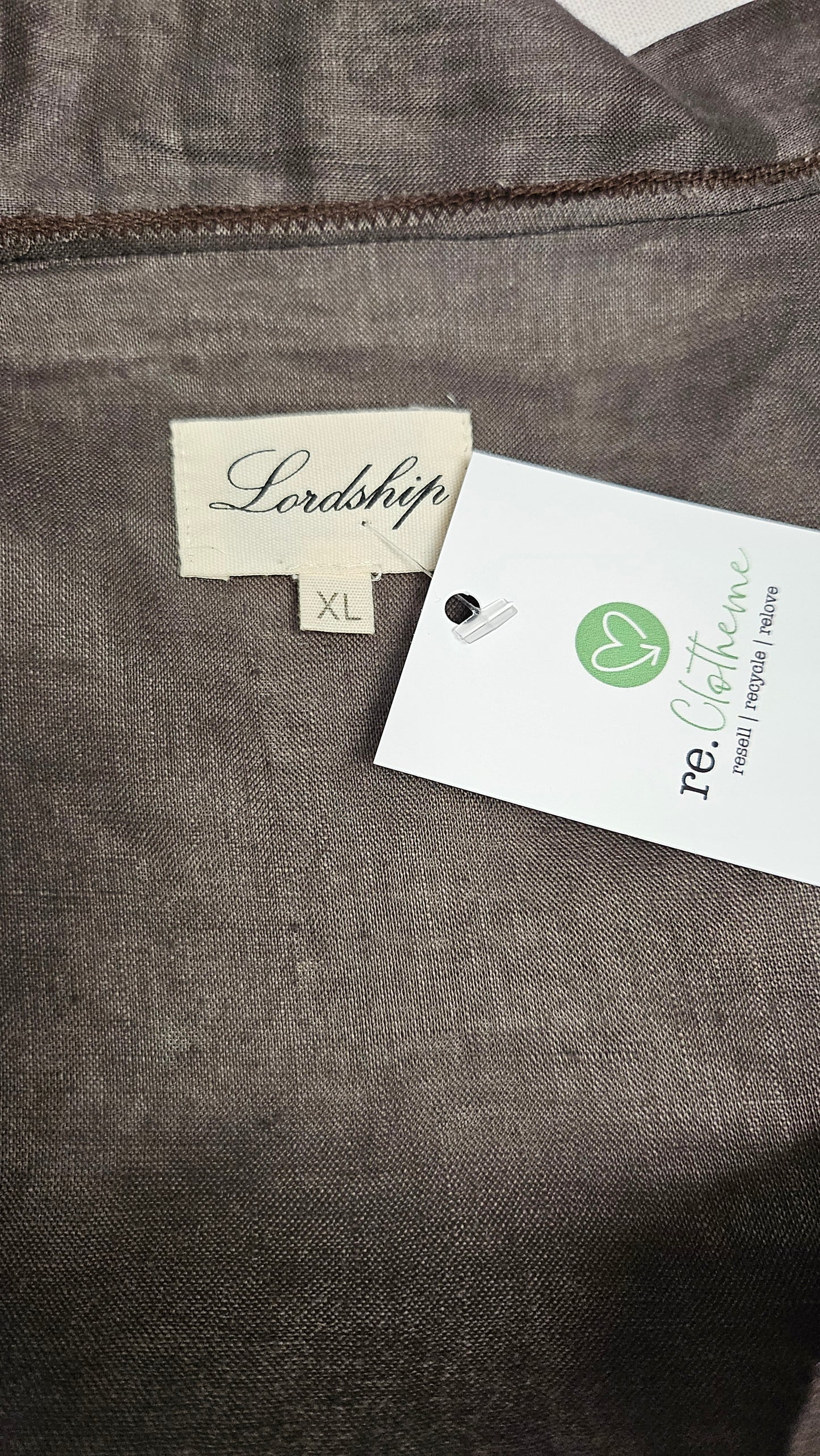 Lordship Linen Brown Linen Dress (16)