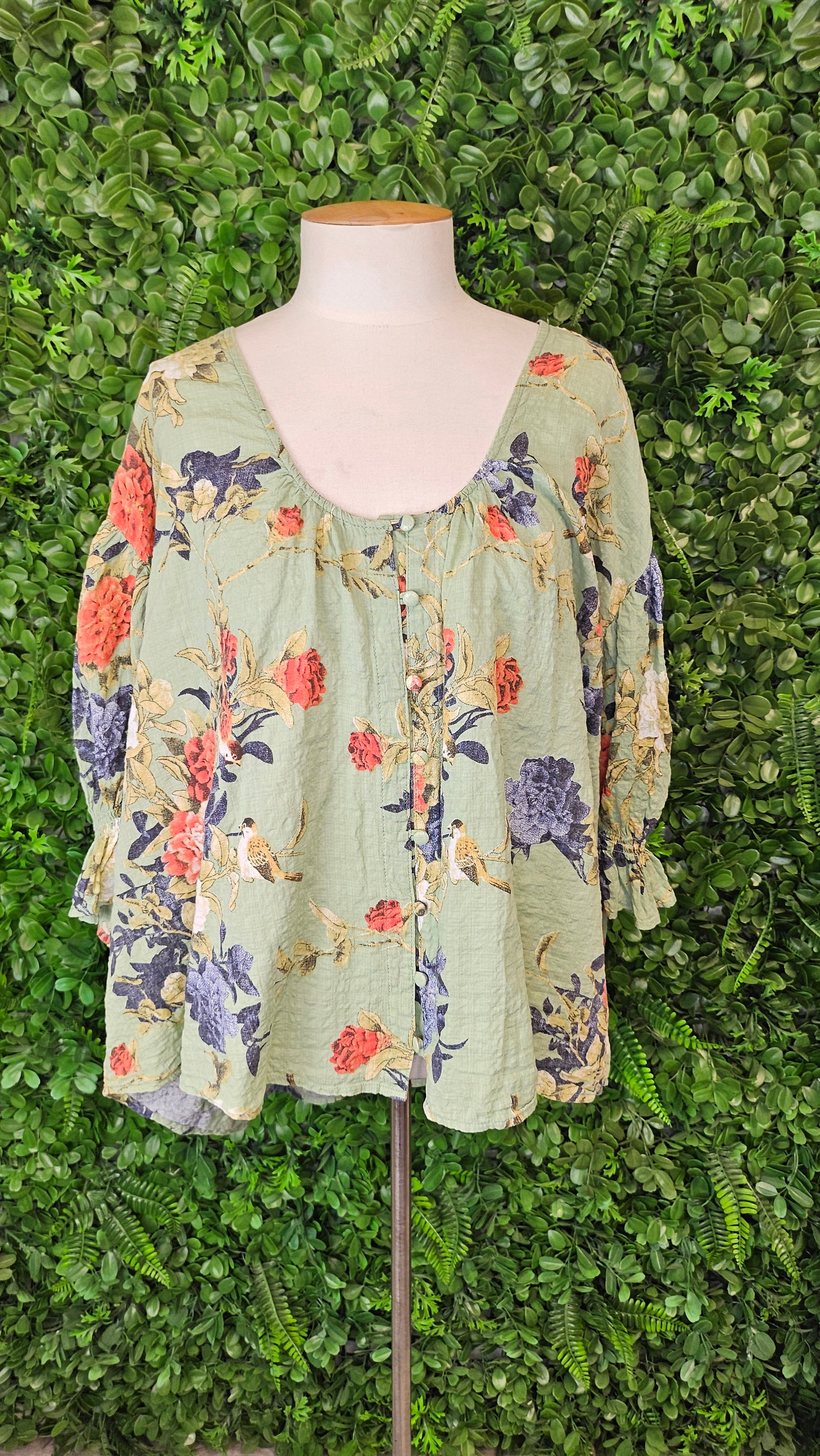 Ebby and I Floral High/Low Top (14)