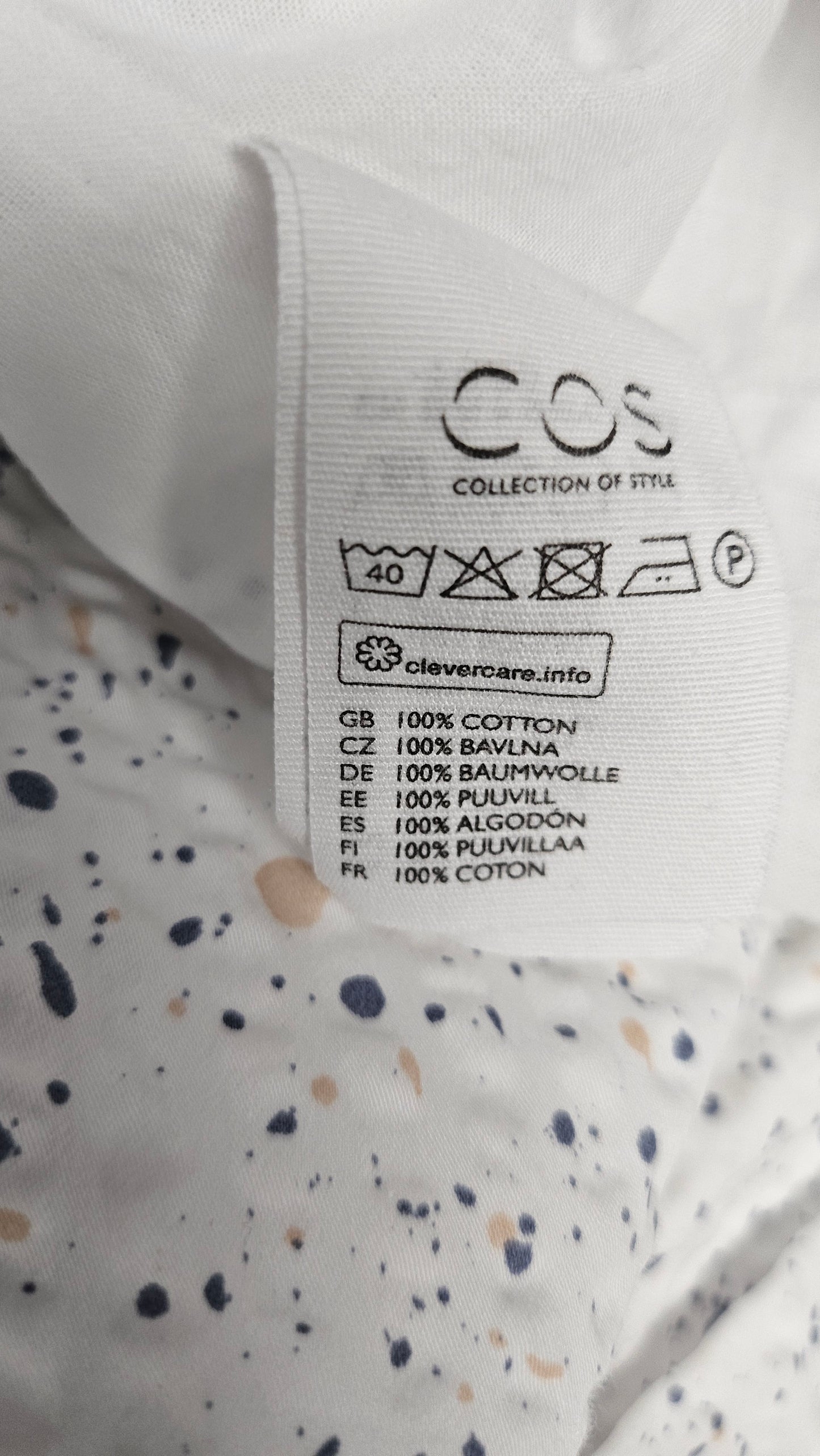 Cos Print Splatter Top (10-12)