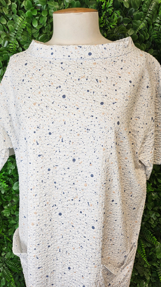 Cos Print Splatter Top (10-12)