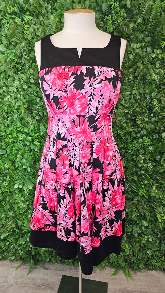 L'officiel Floral Fit & Flare Dress (10)