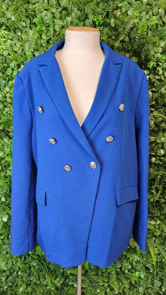 Gordon Smith Cobalt Blue Double Breasted Blazer (20)