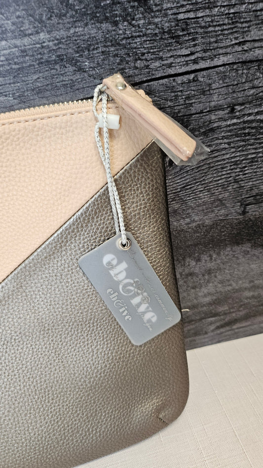 Eb & Ive Two Toned Clutch BNWT