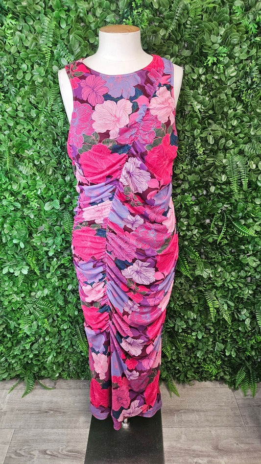 Mink Pink Floral Lexi Midi Dress BNWT (12-14)