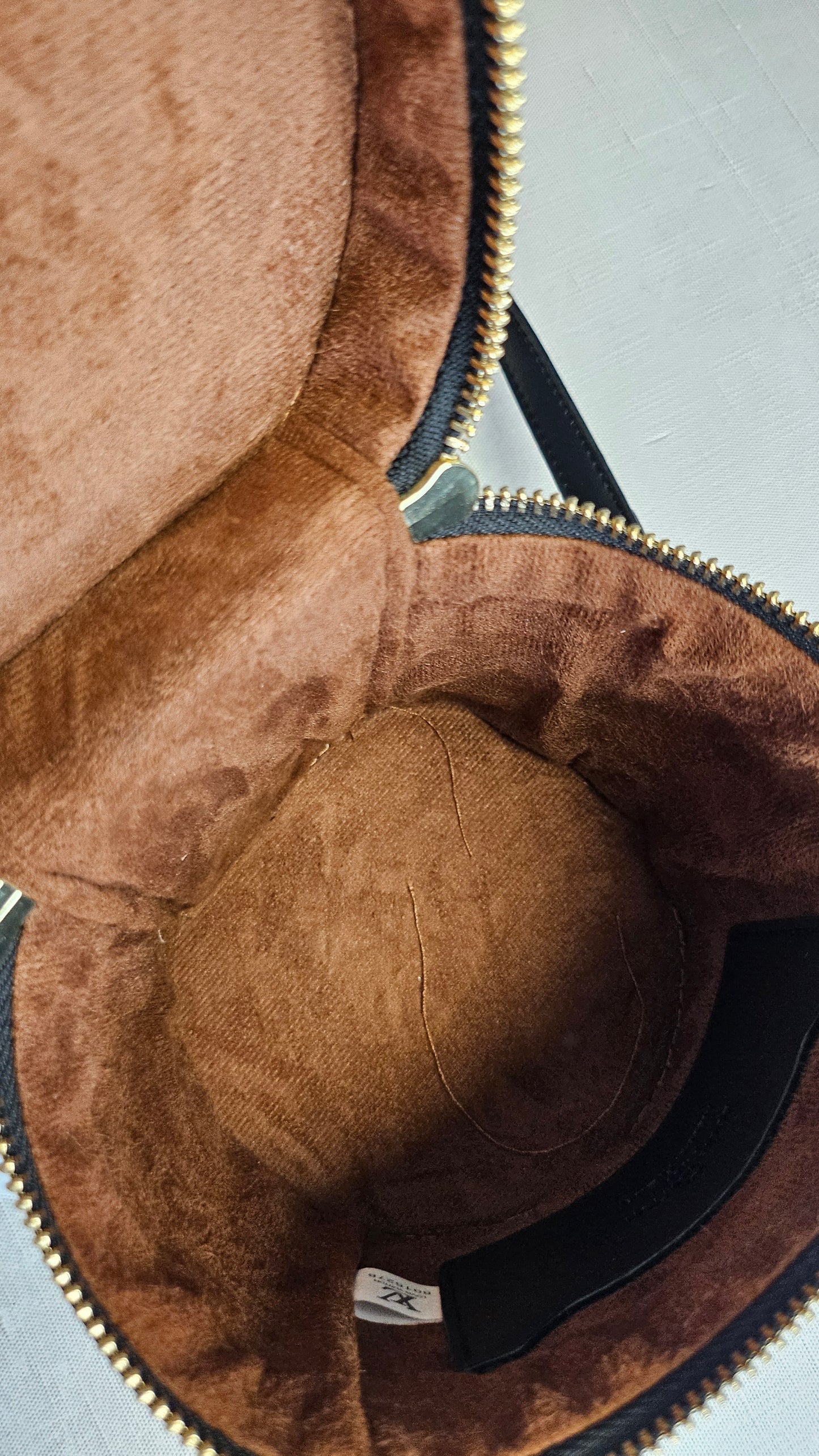 LV Copy Brown/Tan Barrel Bag 16x13cm