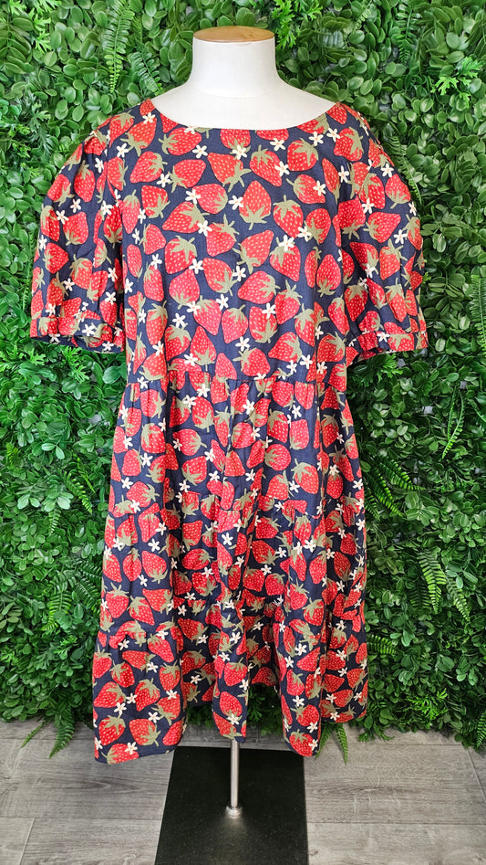 Princess Highway Print Strawberry Dress (18)