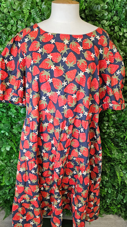 Princess Highway Print Strawberry Dress (18)