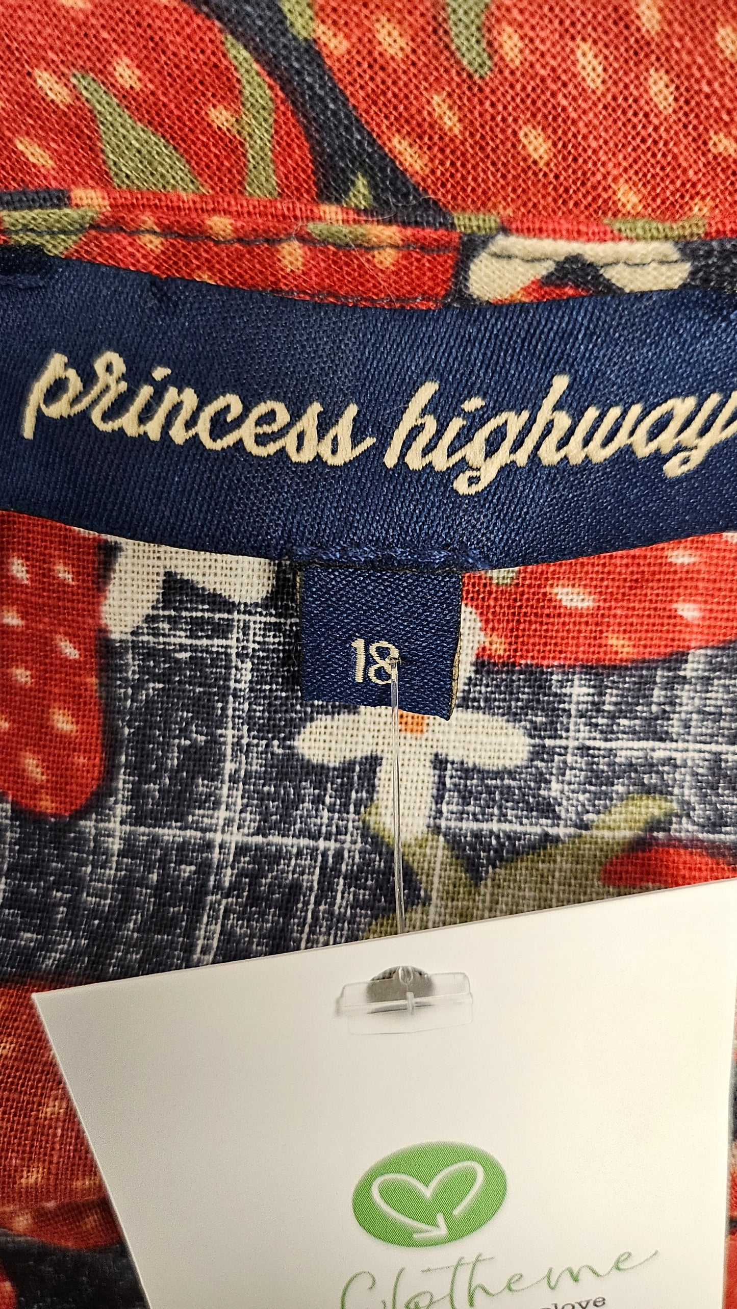 Princess Highway Print Strawberry Dress (18)