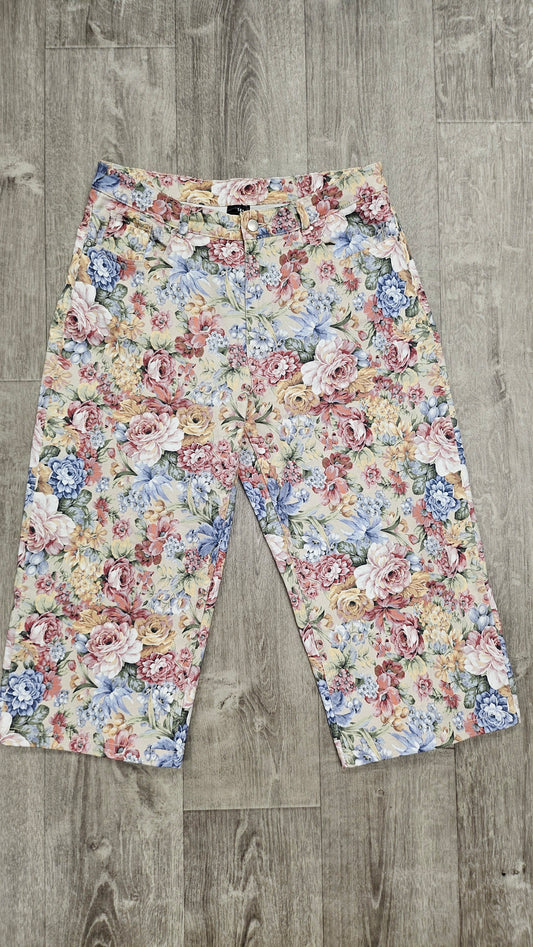 Shine On Floral Crop Jeans (14)