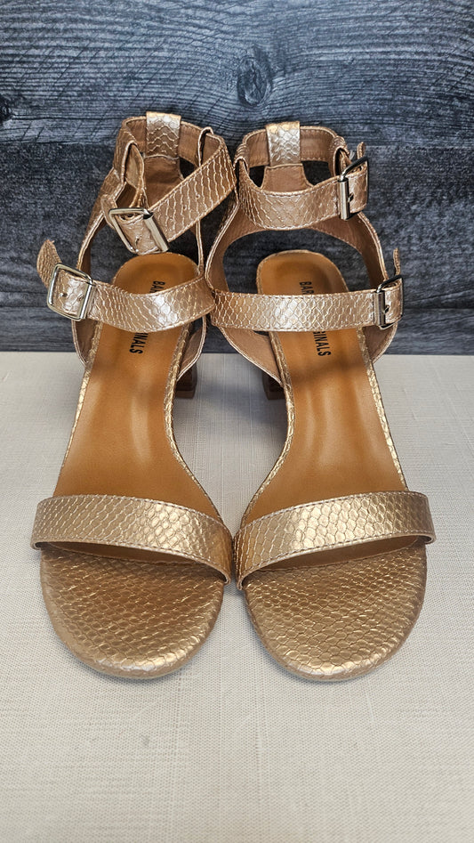 Barefoot Originals Gold Metallic Heel (38)