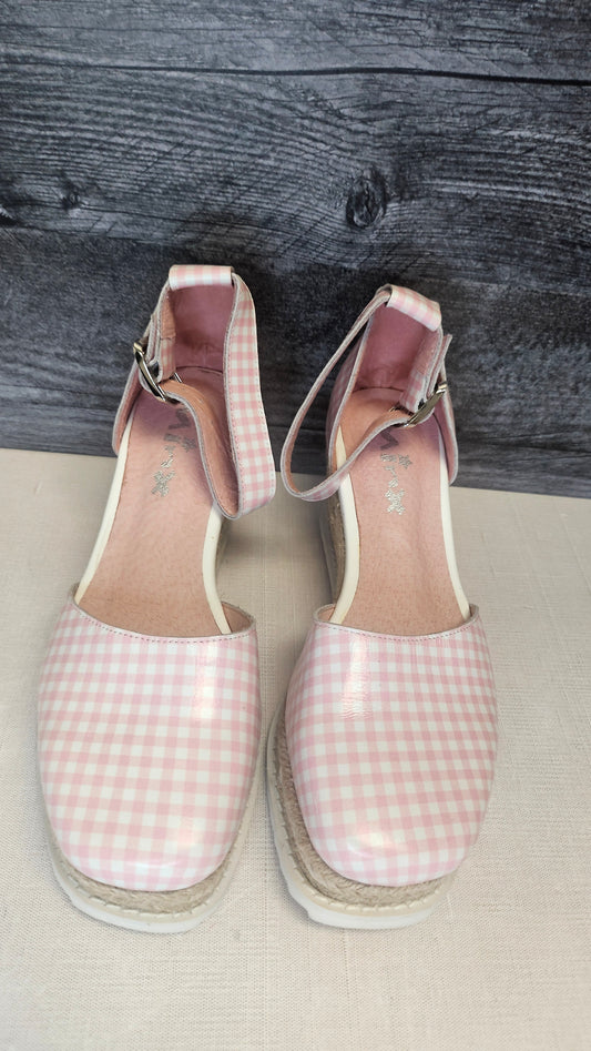 Minx Pink Mary-Jane Wedge (38)