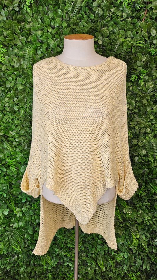 Made In Italy Lemon Knit Jumper Top (10-12)