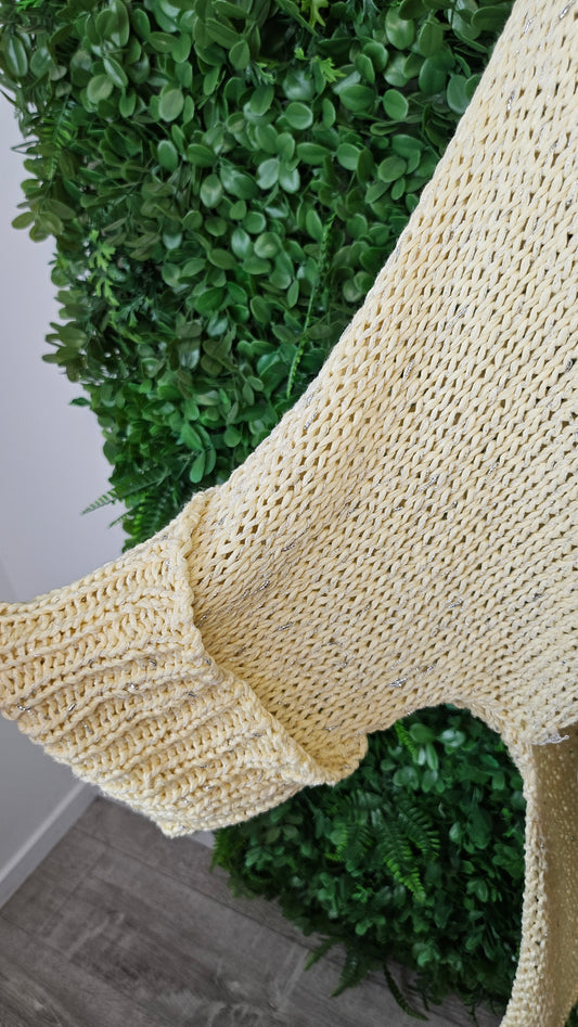 Made In Italy Lemon Knit Jumper Top (10-12)