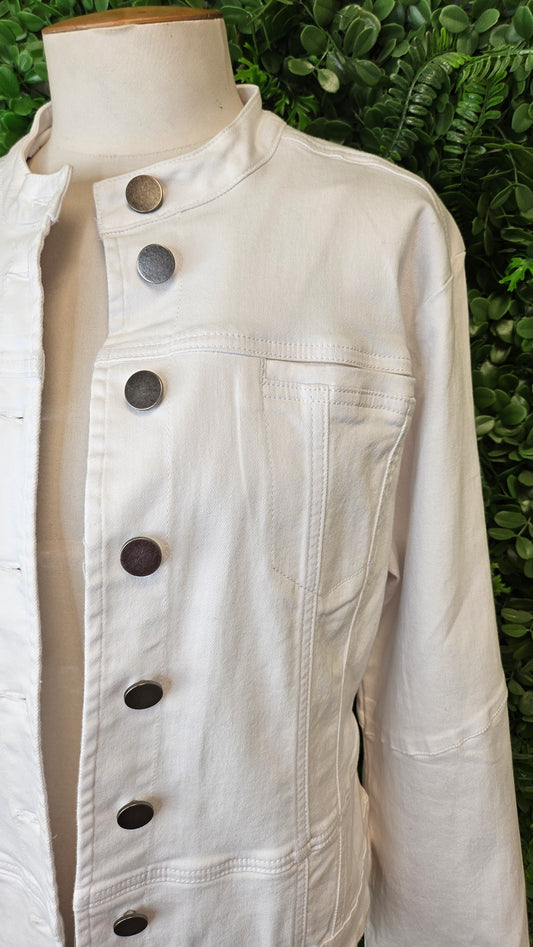 Memo White Denim Jacket (18)