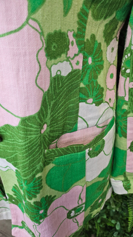 Asos Floral Linen Blend Blazer (10)