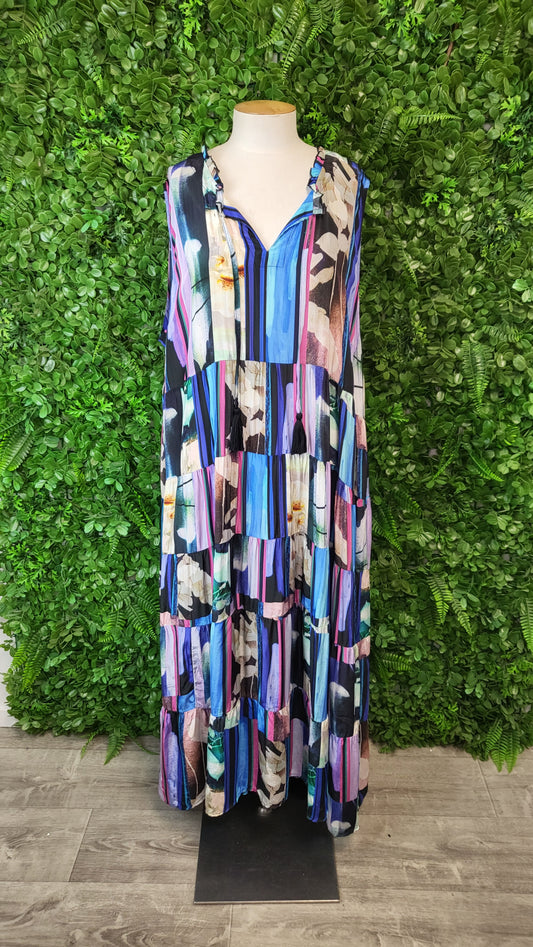 Ts Print Harper Tier Dress BNWT (22)