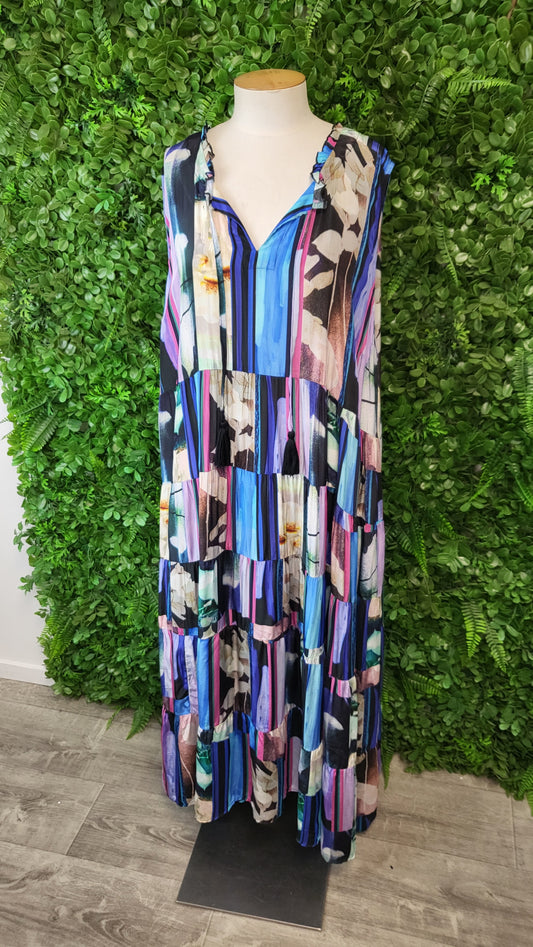 Ts Print Harper Tier Dress BNWT (22)