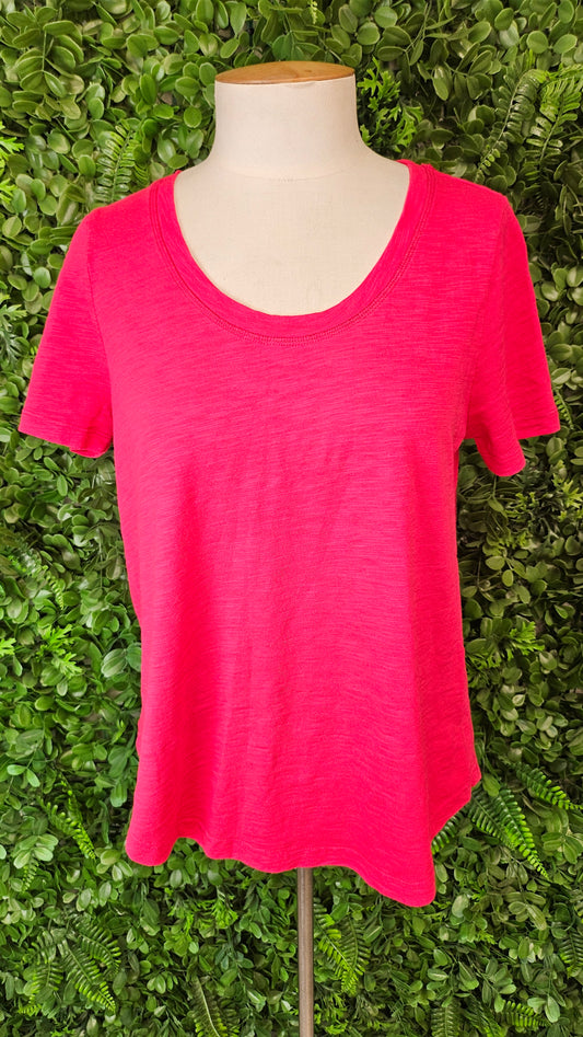 Blue Illusion Red Linen Blend (10-12)