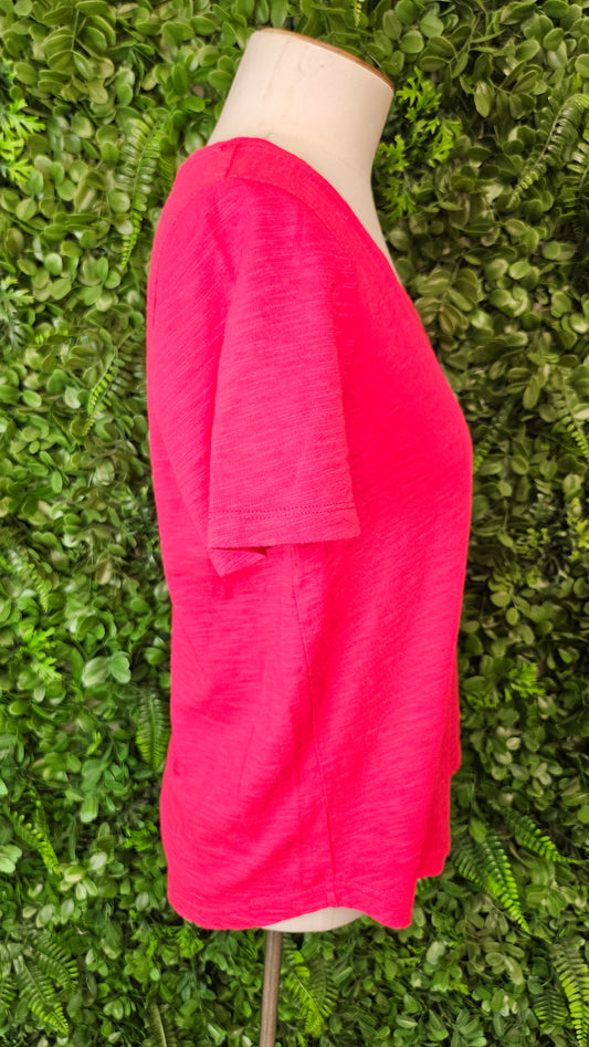 Blue Illusion Red Linen Blend (10-12)