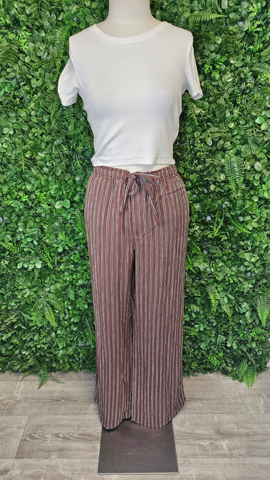 Zara Brown Wide Leg Pant (16)