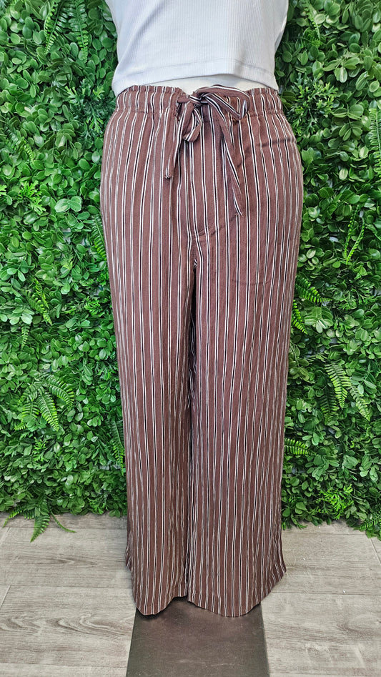 Zara Brown Wide Leg Pant (16)