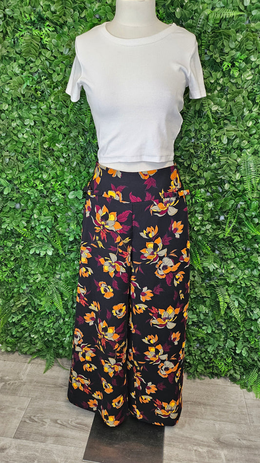 Cue Print Wide Leg Pant (10)
