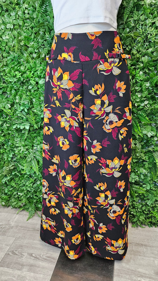 Cue Print Wide Leg Pant (10)