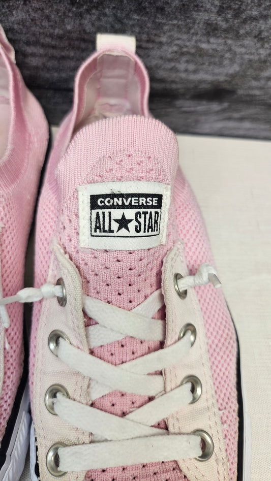Converse Pink Knit Sneaker (39)