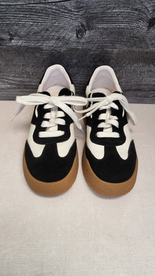 Charlie Rose Cream/Black Hazels Sneakers (36)