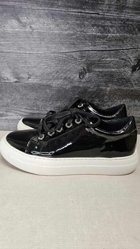 Gelato Black Patent Sneaker (38)