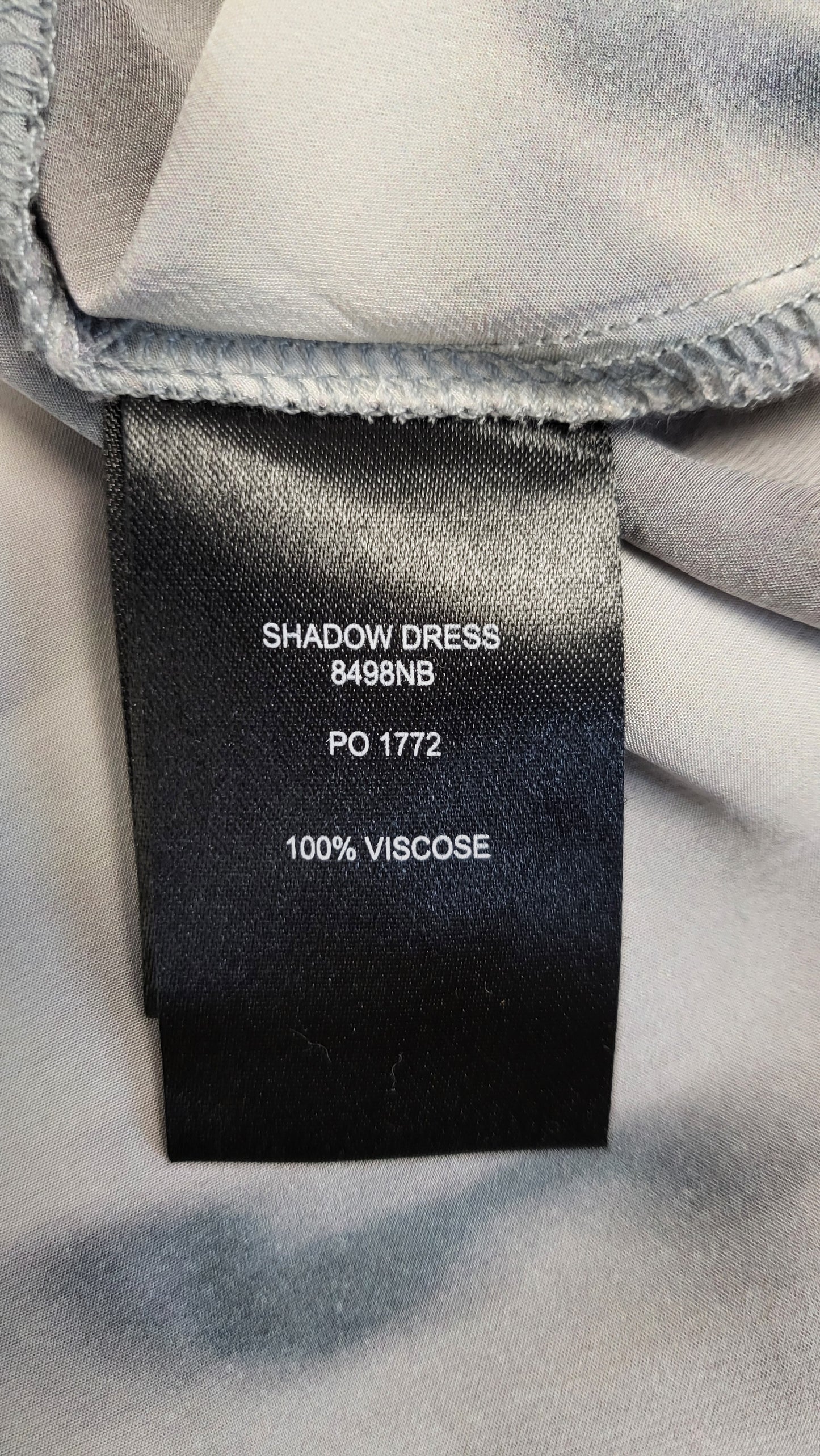 Verge Grey/cream Midi Length Dress (10-12)