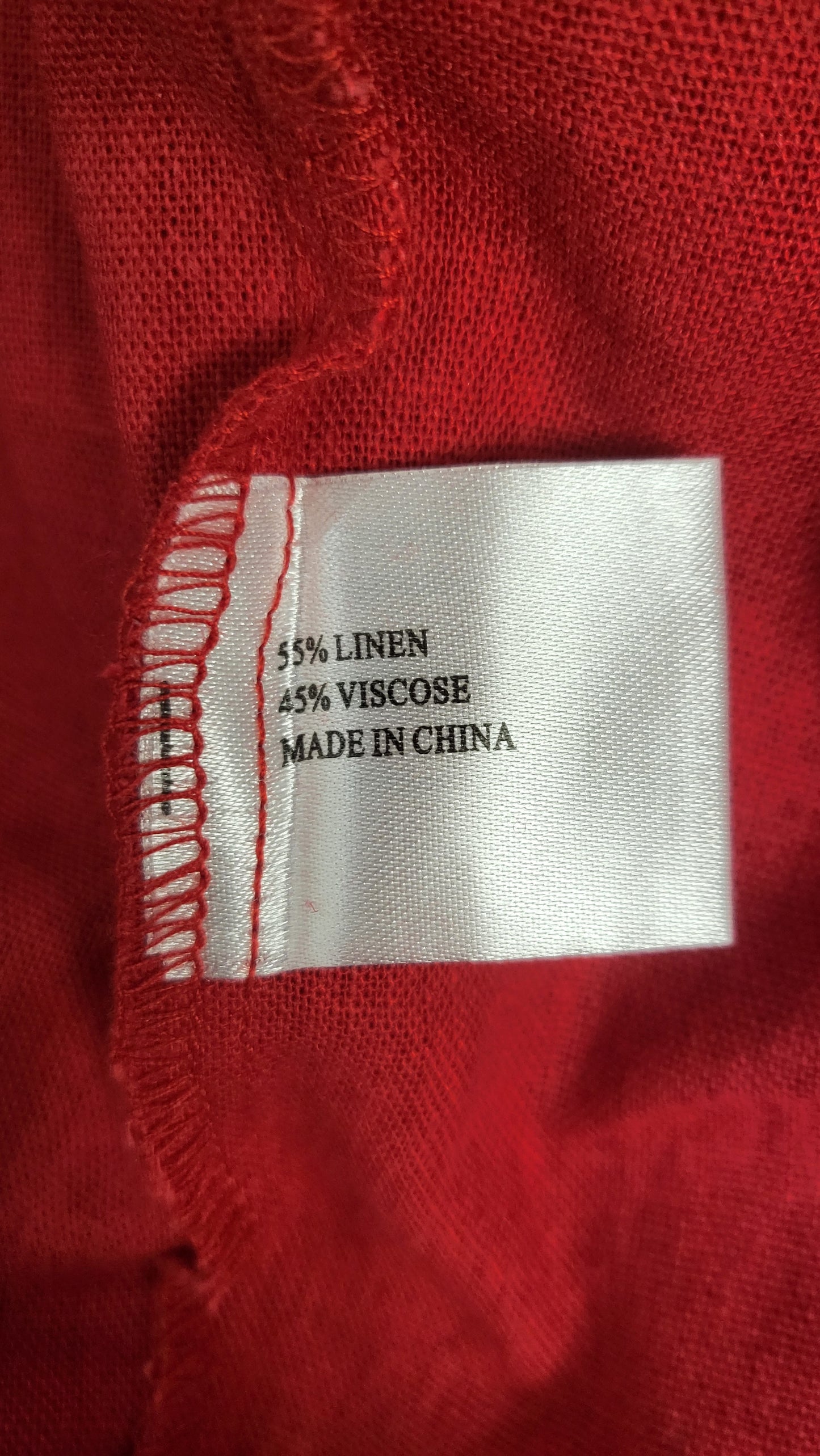 Twin Lakes Red Linen Dress (20)