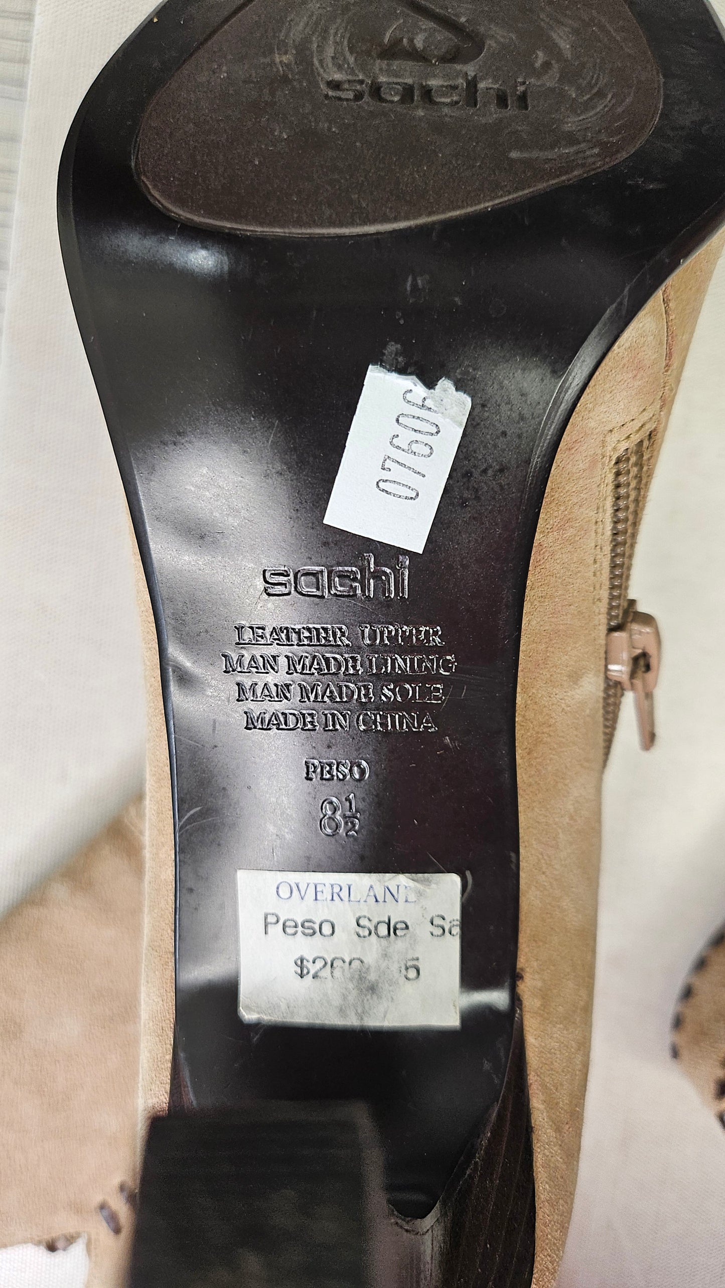 Sachi Sand Suede Boot (8.5)