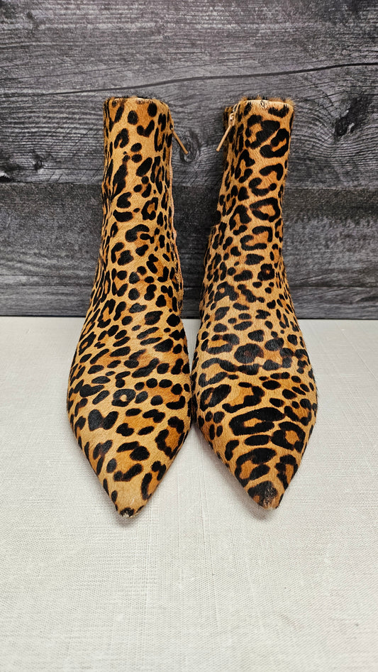 Witchery Leopard Kitten Heel Boot (38)