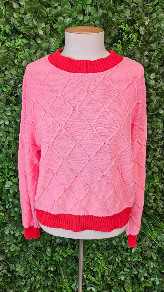 Thing Thing Pink/Red Shackle Jumper (6-8)