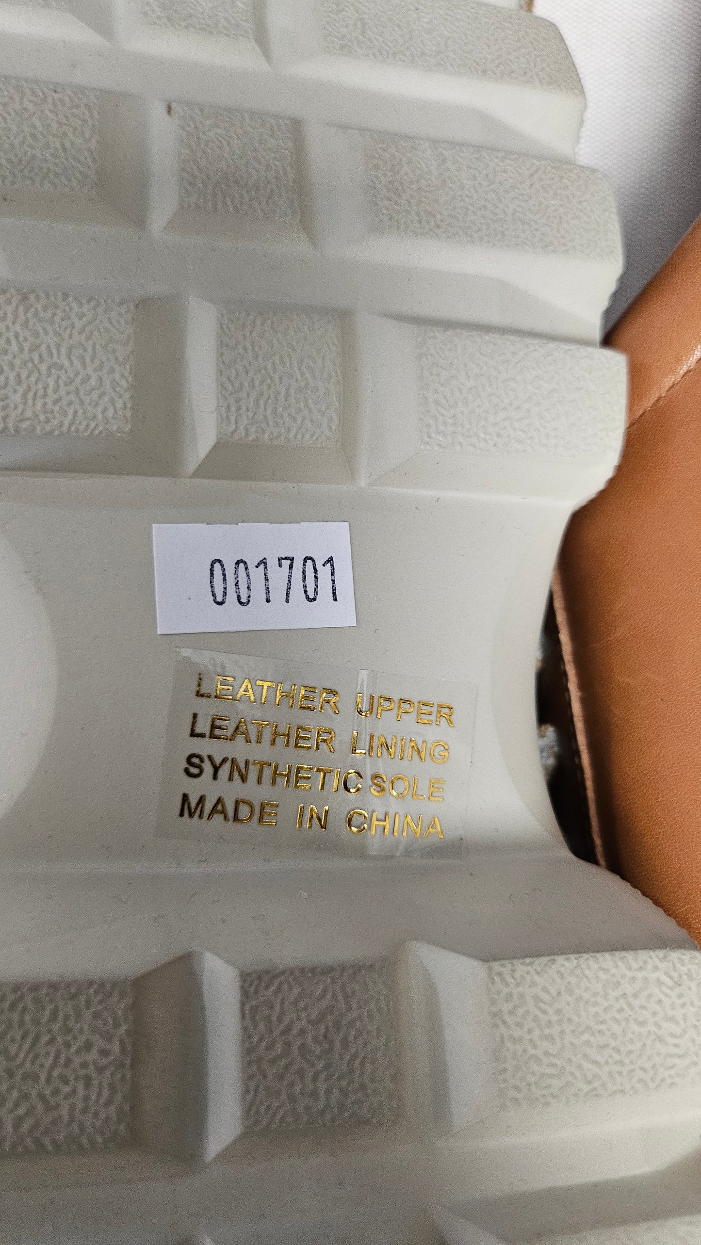 Charlie Rose Tan Leather Lace Up (38)