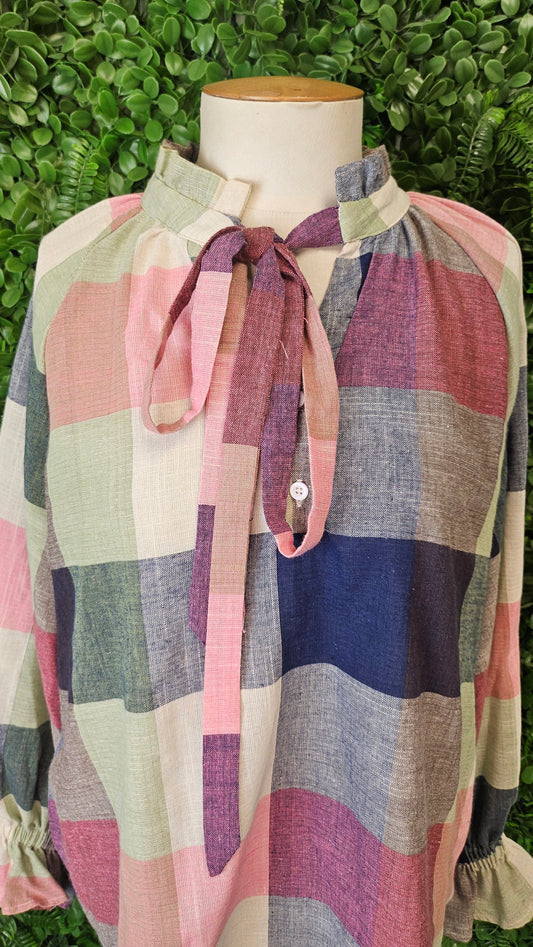Black Colt Multi Check Blouse (16)