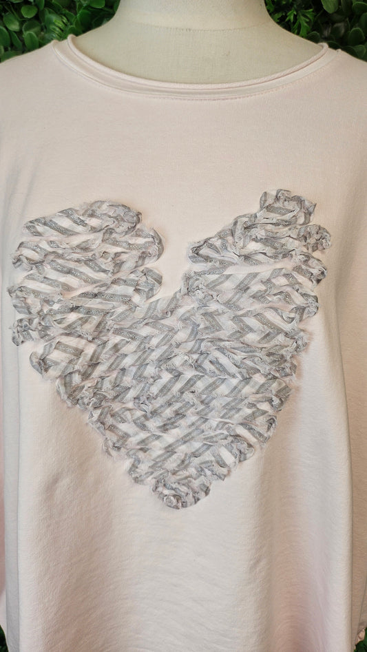 Italian Star Pink Heart Top (14-16)