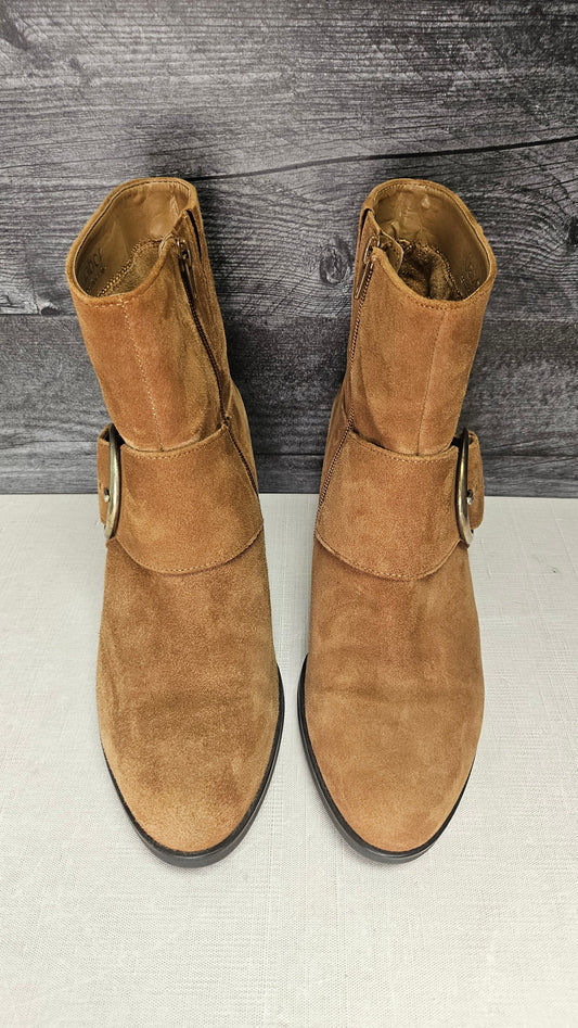 Gabor Tan Lush Ankle Boots (40)