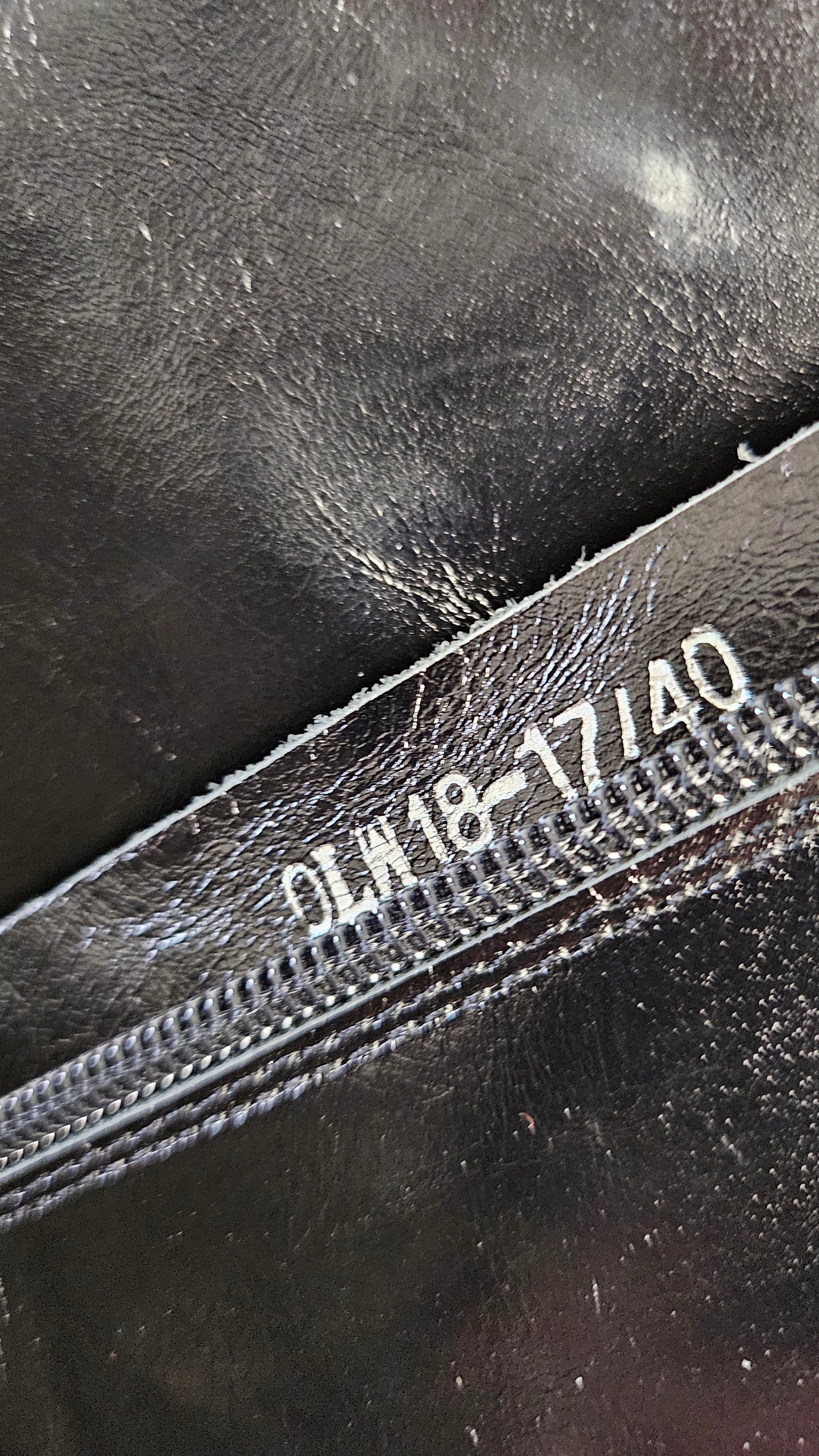 Oli Black Leather Kneehighs NEW (40)