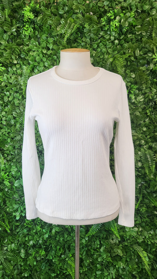 Country Road White Long Sleeve Top (10)