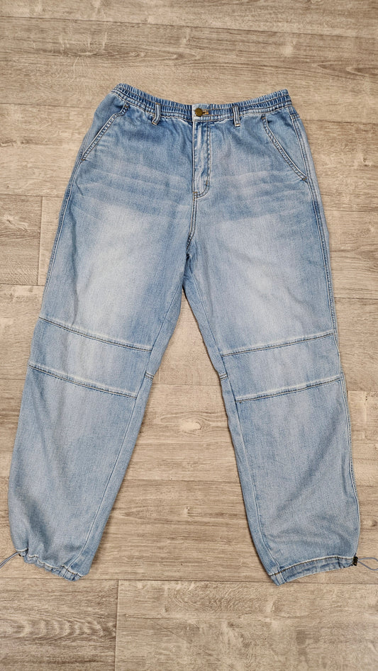 Motto Light Blue Barrel Jeans (14)