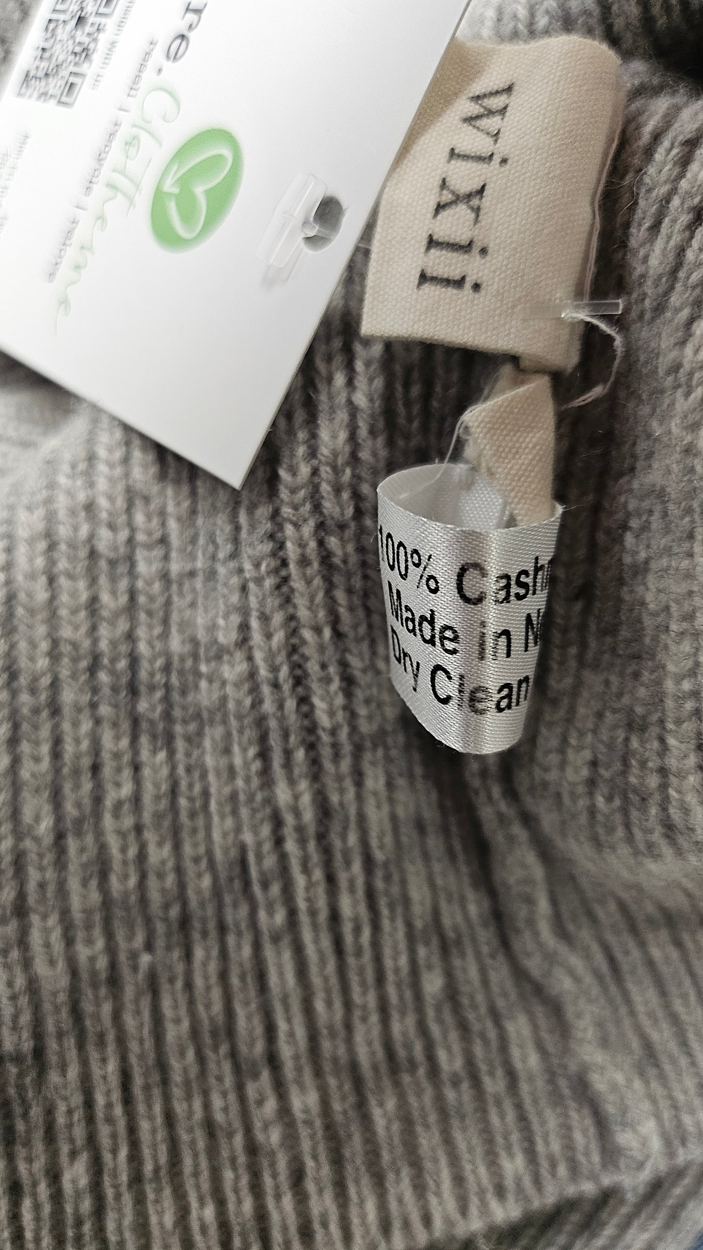 Wixii Grey Cashmere Knit (10-12)