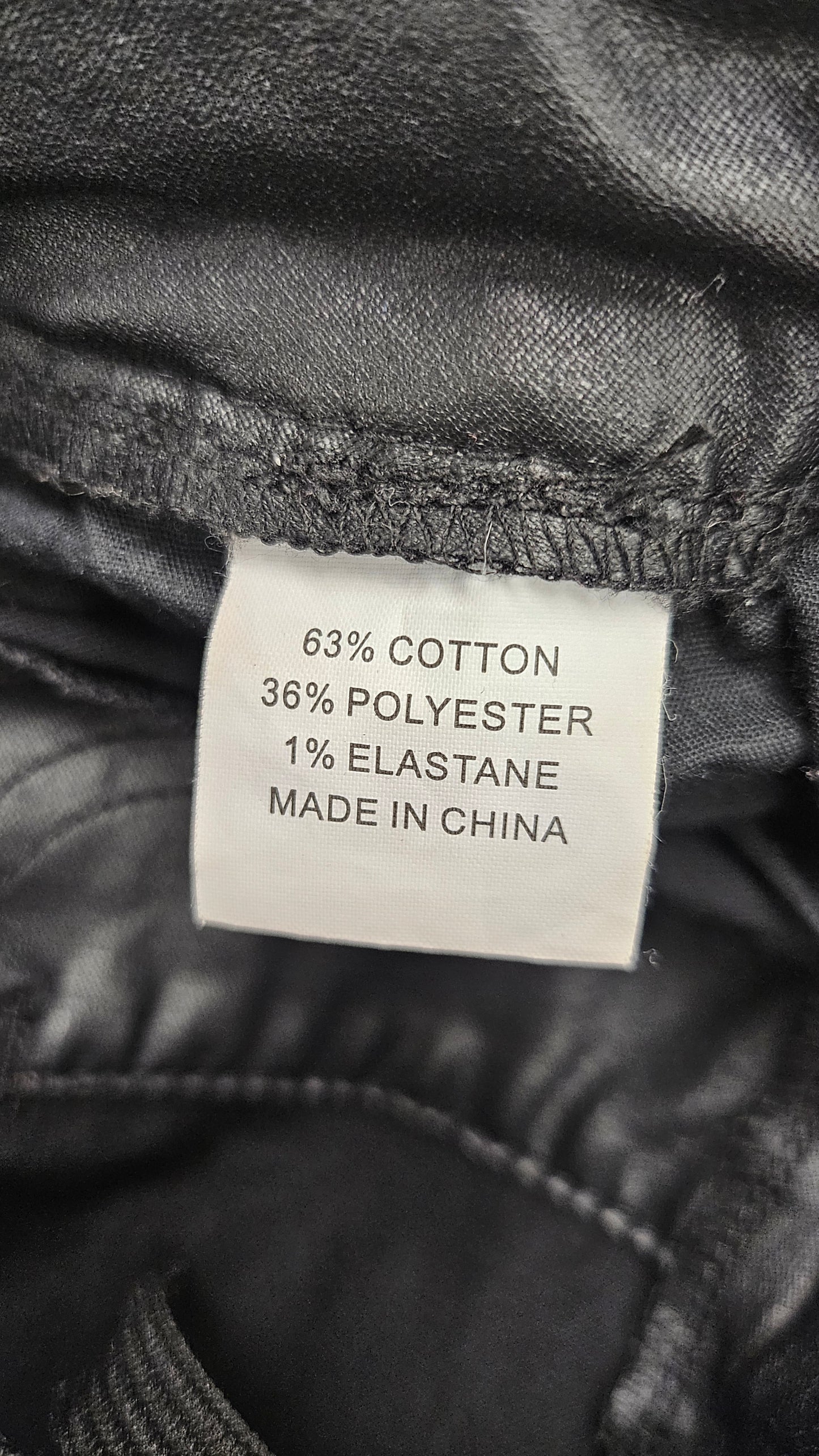 Wakee Black Pleather Joggers (14)