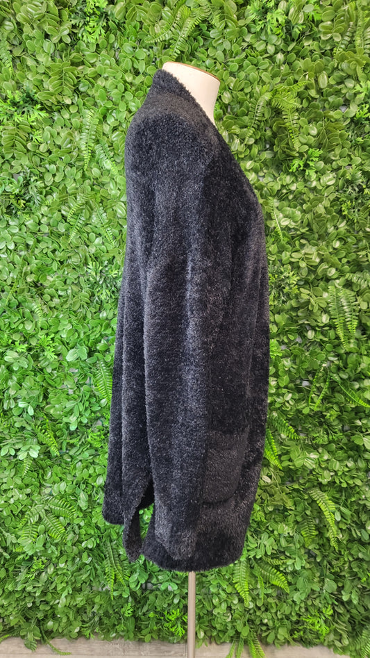Mossimo Supply Co Black Fluffy Cardigan (16)